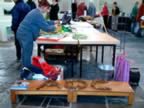 Werktafel voor experimenteel rouwbloemenwerk leerlingen AOC Friesland (  UID) (41kb)